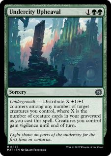025)《地底街の激動/Undercity Upheaval》[MAT] 緑U | 日本最大級 MTG