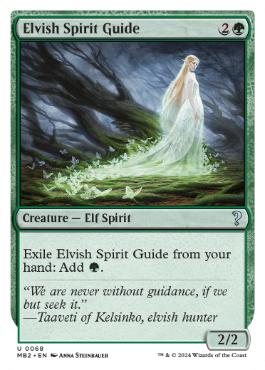 エルフの指導霊/Elvish Spirit Guide》[ALL] 緑U | 日本最大級 MTG通販