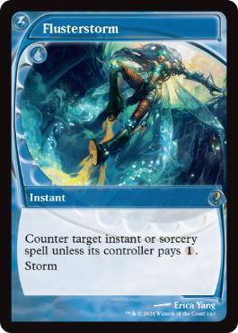 Foil】(163)《狼狽の嵐/Flusterstorm》[MB2] 青R | 日本最大級 MTG通販