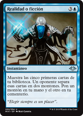 050)《嘘か真か/Fact or Fiction》[MH1] 青U | 日本最大級 MTG通販