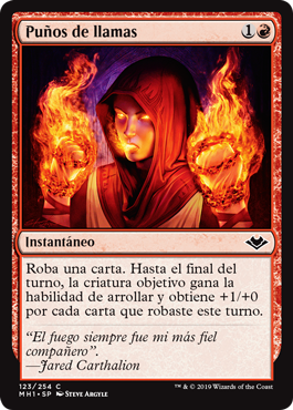 123)《炎の拳/Fists of Flame》[MH1] 赤C | 日本最大級 MTG通販サイト