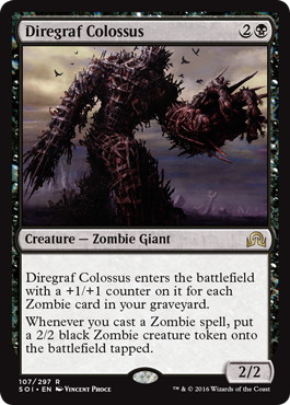 戦墓の巨人/Diregraf Colossus》[SOI] 黒R | 日本最大級 MTG通販サイト