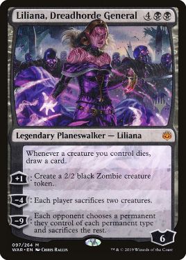 Foil】(176)《戦慄衆の将軍、リリアナ/Liliana, Dreadhorde General