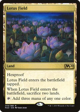 睡蓮の原野/Lotus Field》[M20] 土地R | 日本最大級 MTG通販サイト
