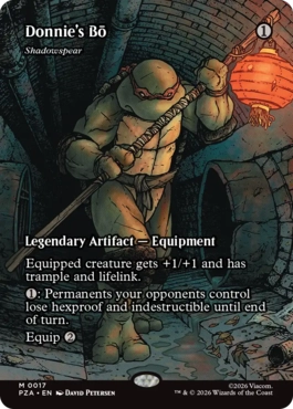 Foil】(345)□拡張アート□《影槍/Shadowspear》[THB-BF] 茶R | 日本