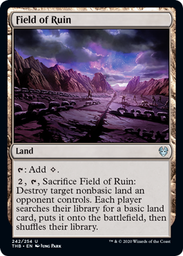 Foil】《廃墟の地/Field of Ruin》[XLN] 土地U | 日本最大級 MTG通販