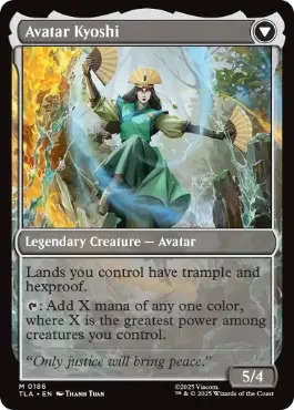 Foil】(186)《キヨシの伝説/The Legend of Kyoshi》/《アバター