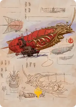 035)【アート・カード】不死鳥艦隊の飛行船[TLA] | 日本最大級 MTG通販