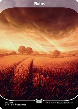 □フルアート□《平地/Plains》[UST] 土地 | 日本最大級 MTG通販サイト