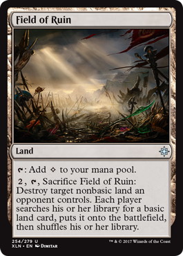 Foil】《廃墟の地/Field of Ruin》[XLN] 土地U | 日本最大級 MTG通販