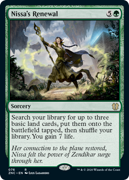 ニッサの復興/Nissa's Renewal》[BFZ] 緑R | 日本最大級 MTG通販サイト