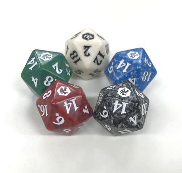 MTG 公式 20面ダイス 5種セット | 日本最大級 MTG通販サイト「晴れる屋」