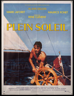 Purple Noon (Plein Soleil) Movie Poster 1980 RI French 1 Panel