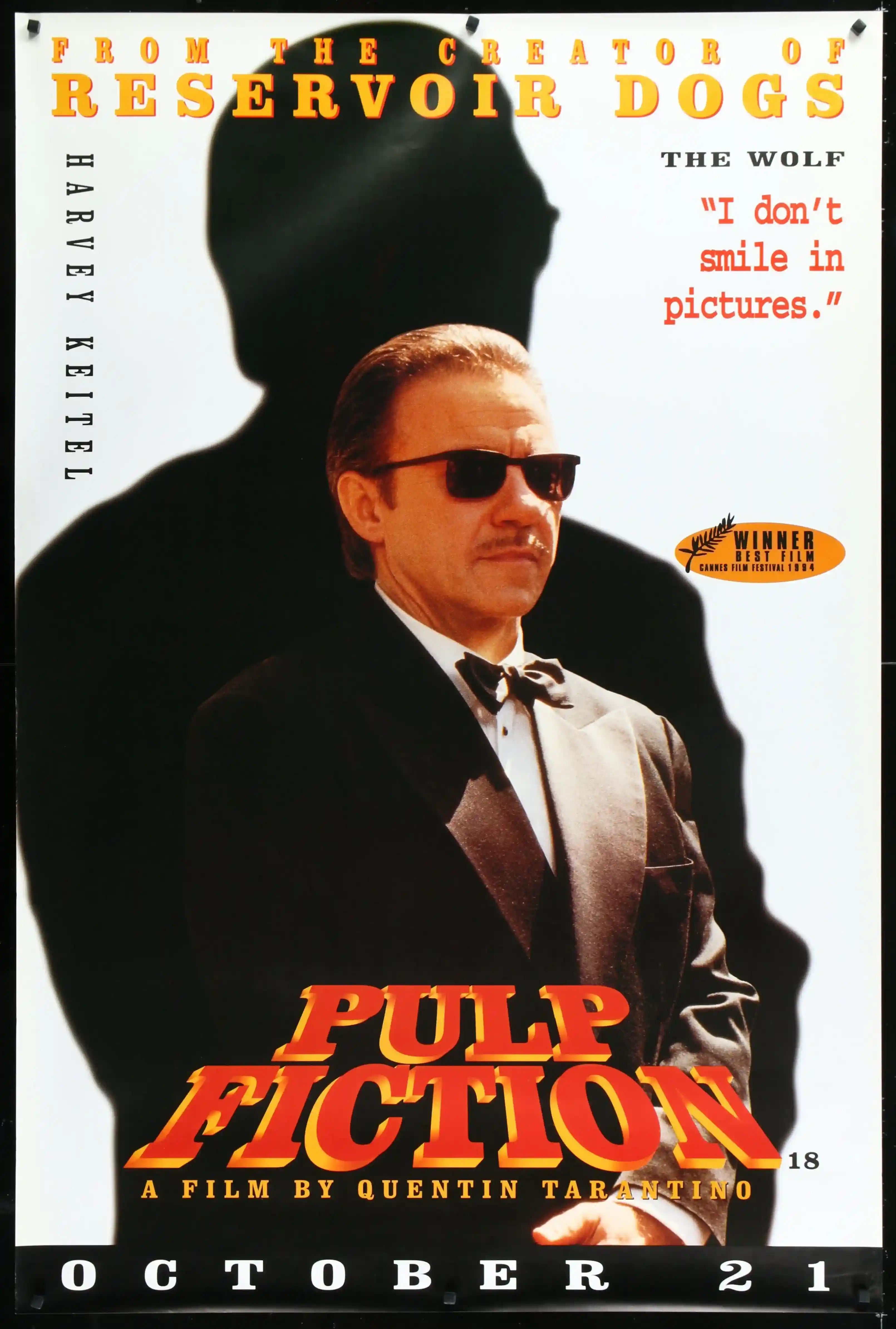 Pulp Fiction Movie Poster 1994 40x60