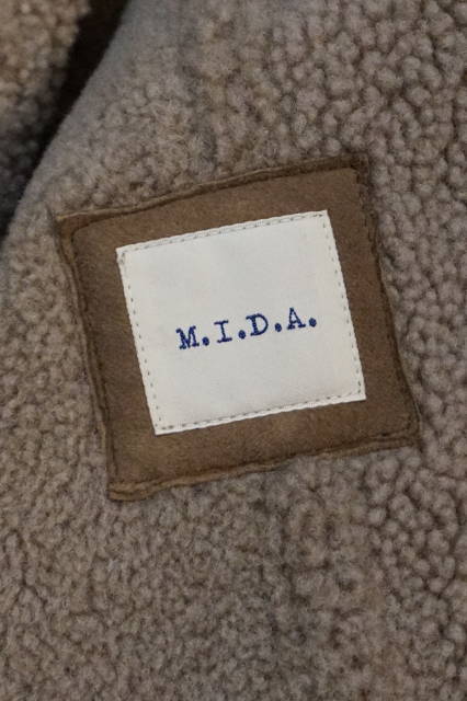 M.I.D.A.』(ミダ） ムートン ランチコート - インポートグッズ ファースト