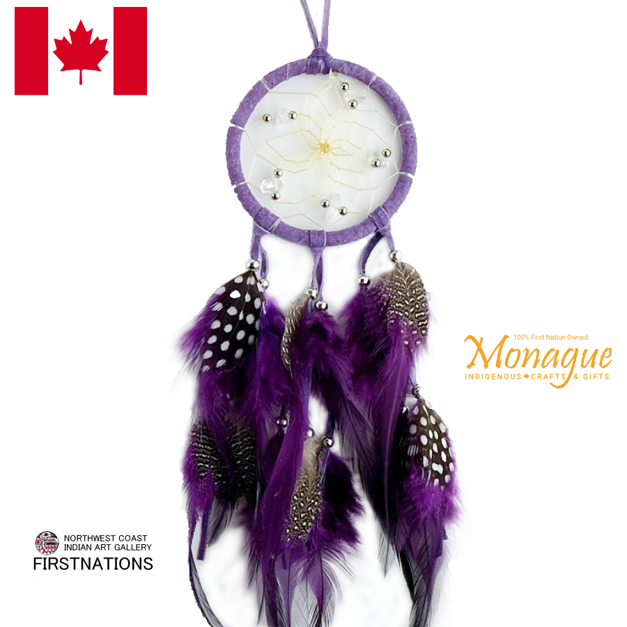 ドリームキャッチャー 本物 オジブア族 インディアン ハンドメイド 2.5