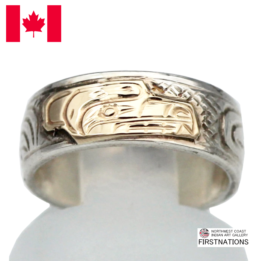 カナダ インディアン ジュエリー リング 指輪 先住民 ネイティブ 14金