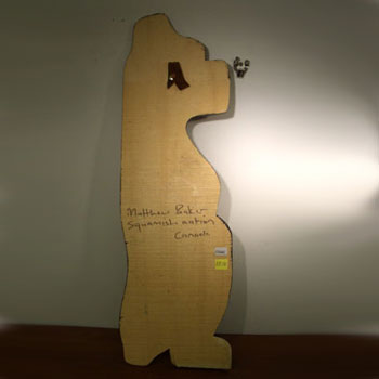 木彫刻 カービング タペストリー 壁掛け トーテムポールカナダ 先住民