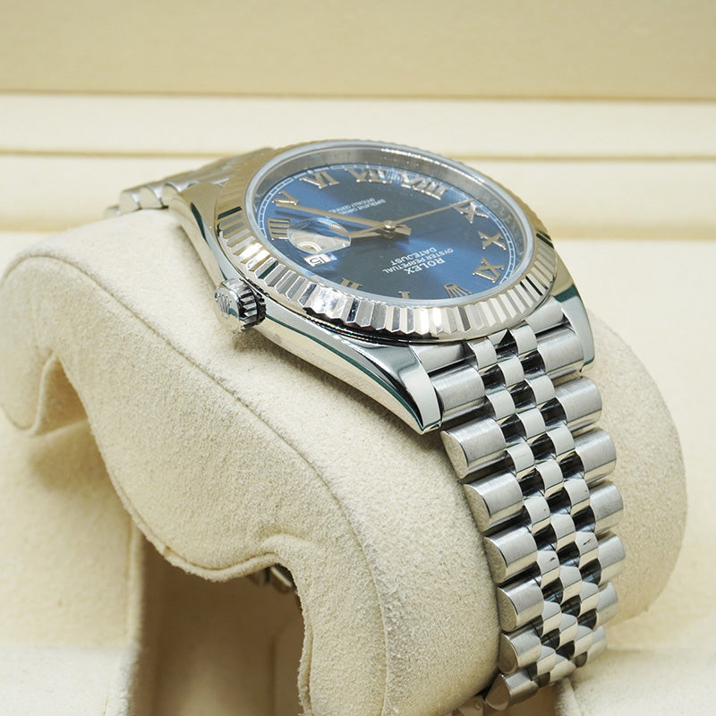 Shop Rolex Datejust II Azzurro Blue Dial Watch | 126334 | FCT