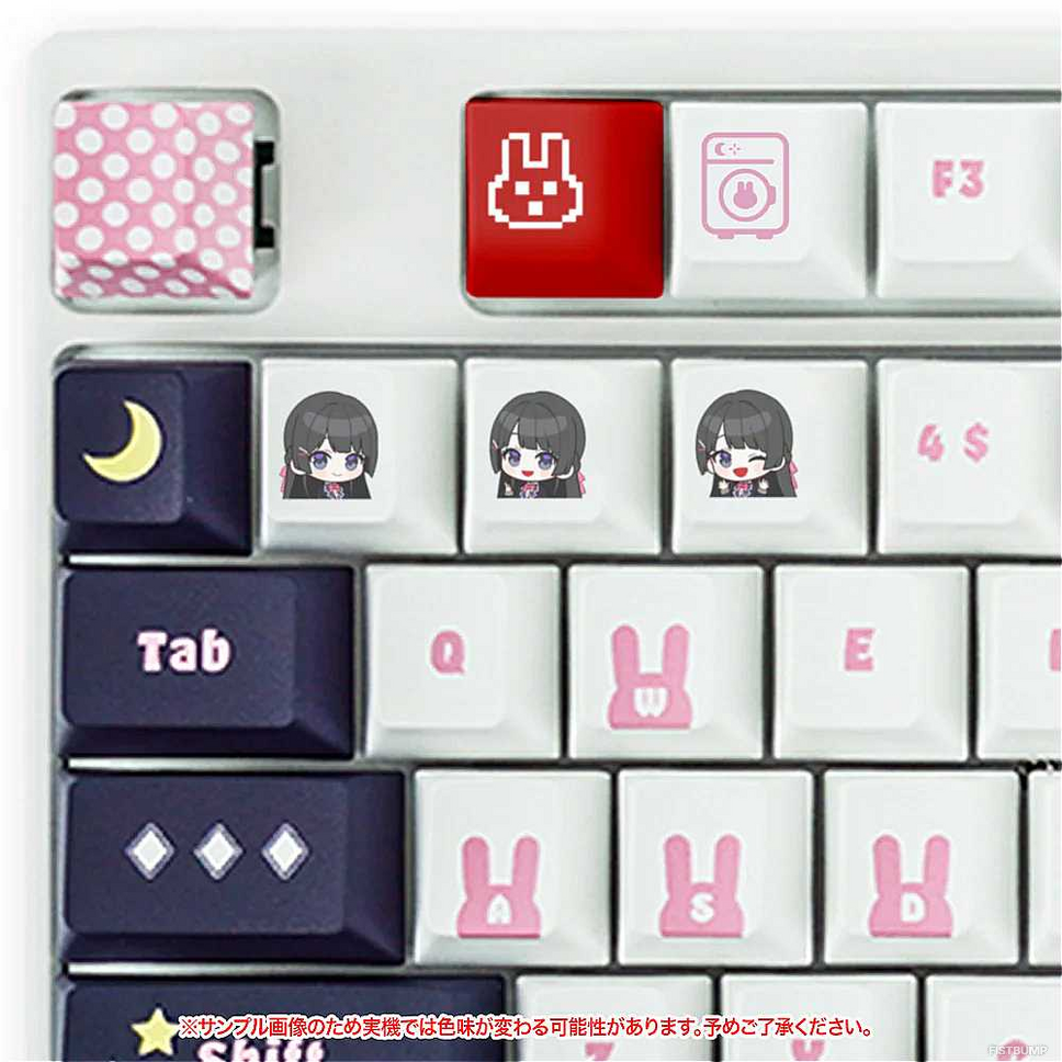 葛葉、叶、イブラヒムらのキーボード、キーキャップ、マウスパッドが