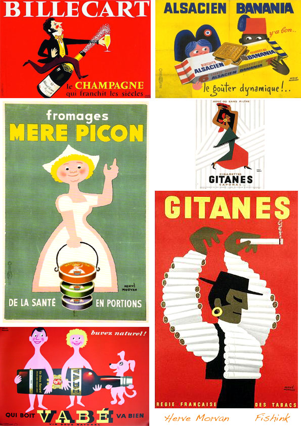 Hervé Morvan, Poster Artist from the 1950's. |