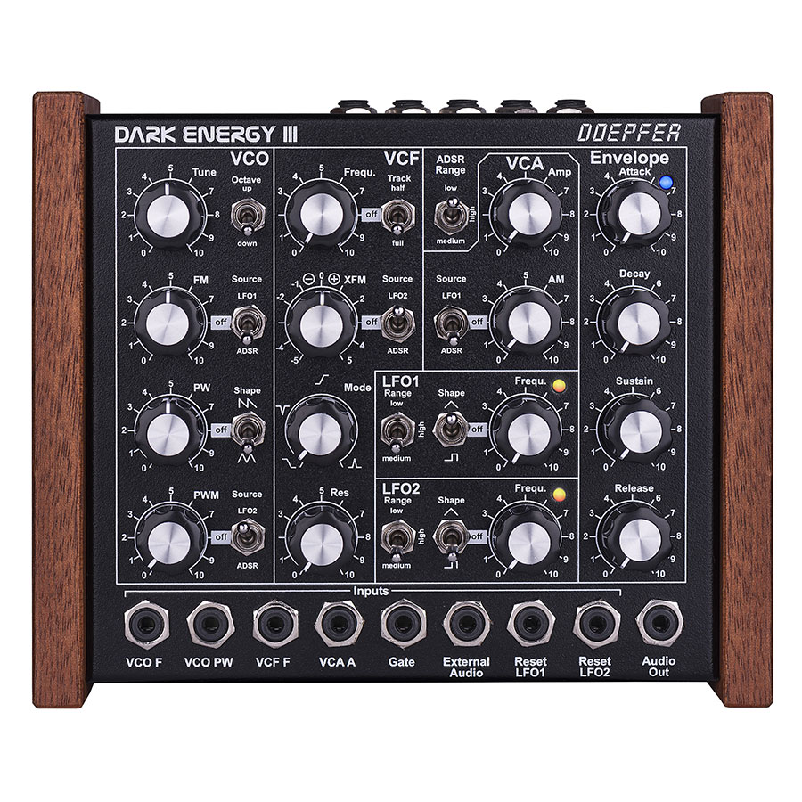 アナログシンセ、モジュラーシンセの入門にも最適！「Doepfer Dark