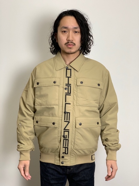 CHALLENGER / NYLON WORK JACKET -Beige-