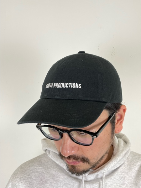 COOTIE / Hard Twist Yarn 6 Panel Cap -Black-