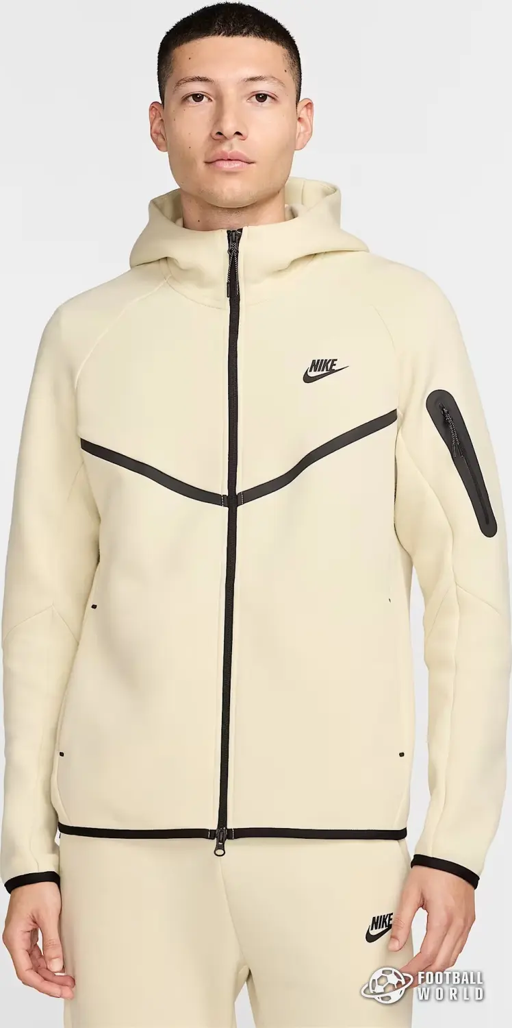 Толстовка Nike TECH FULL-ZIP WINDRUNNER HOODIE бежевая HV0949-234