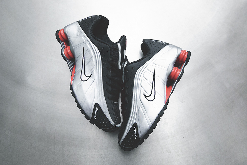 Nike Shox R4 'Silver/Black/Red' | Now Available - Footpatrol Blog
