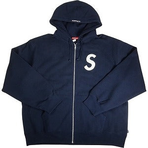 SUPREME シュプリーム 24AW S Logo Zip Up Hooded Sweatshirt Navy