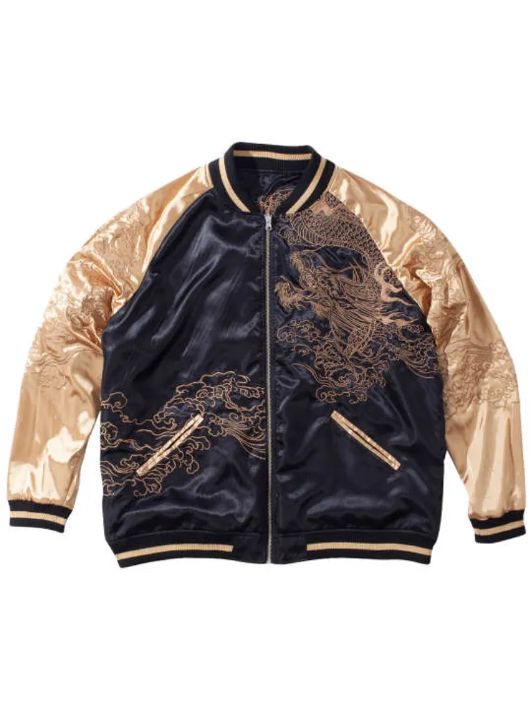 絡繰魂】龍乱舞リバーシブルスカジャン ＊カタログ商品 | フォーエル