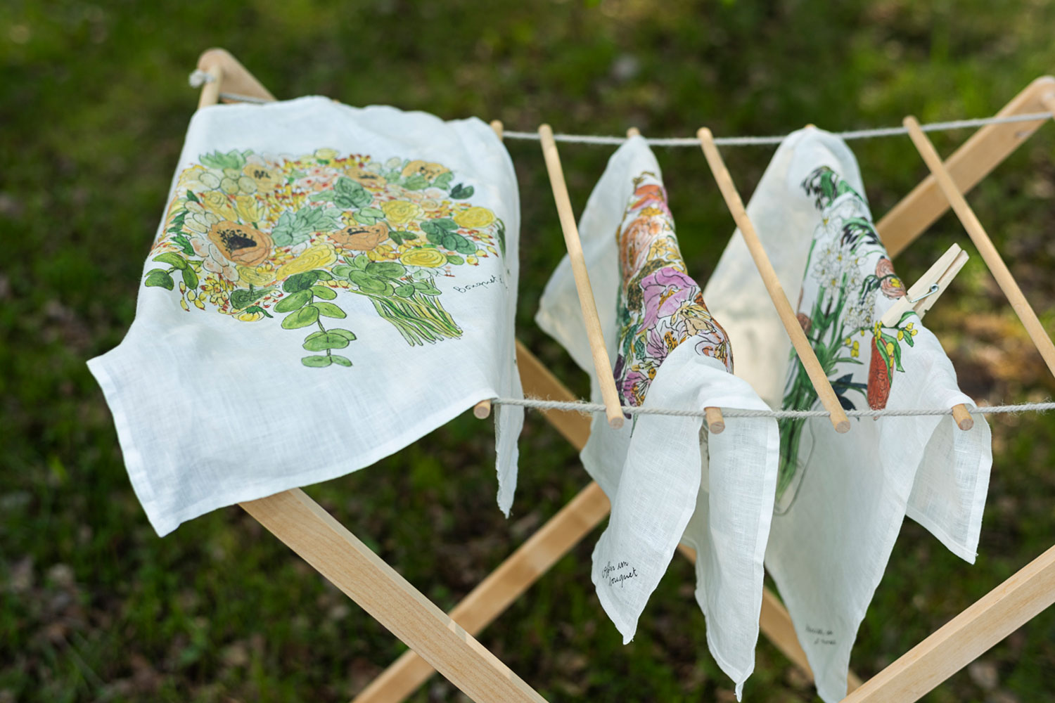 ハンカチ 鳥たち イザベルボワノ | fog linen work