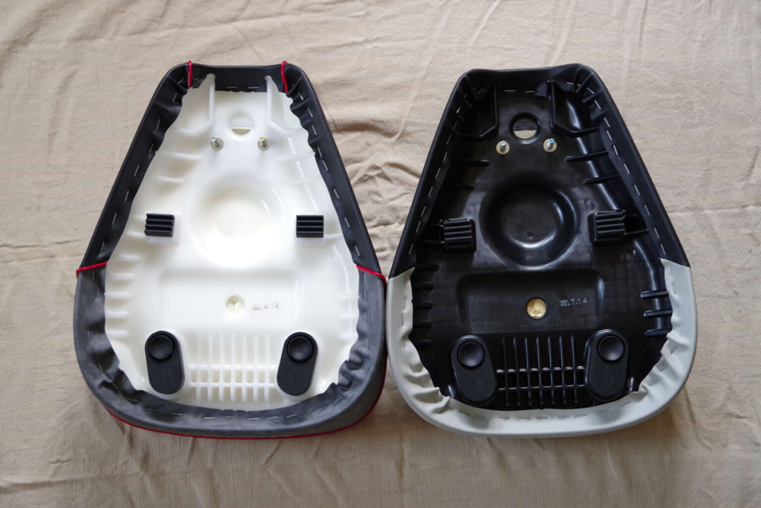 スーパーカブ110日誌】クロスカブ110純正シートに交換してみたら