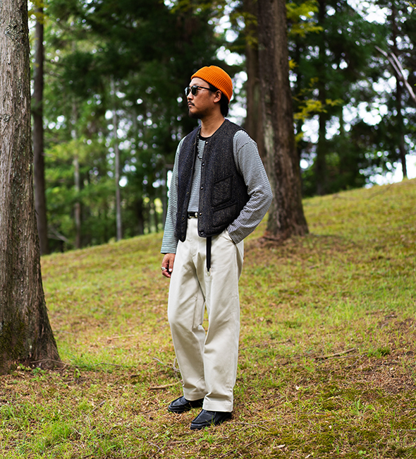 AGE OLD】40s Style Work Trousers “Vintage Pique”を2025年9月13日