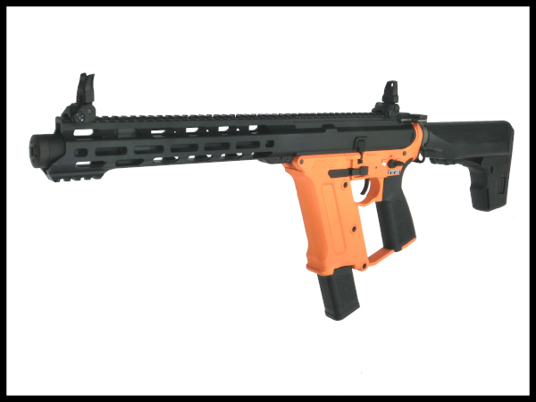限定品】KSC: 電動ガン本体 STRAC-ERG ライフル フレームオレンジ ス