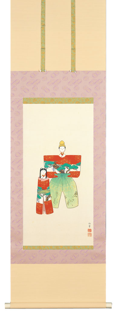 文化勲章受章】上村松園『御ひな之図』