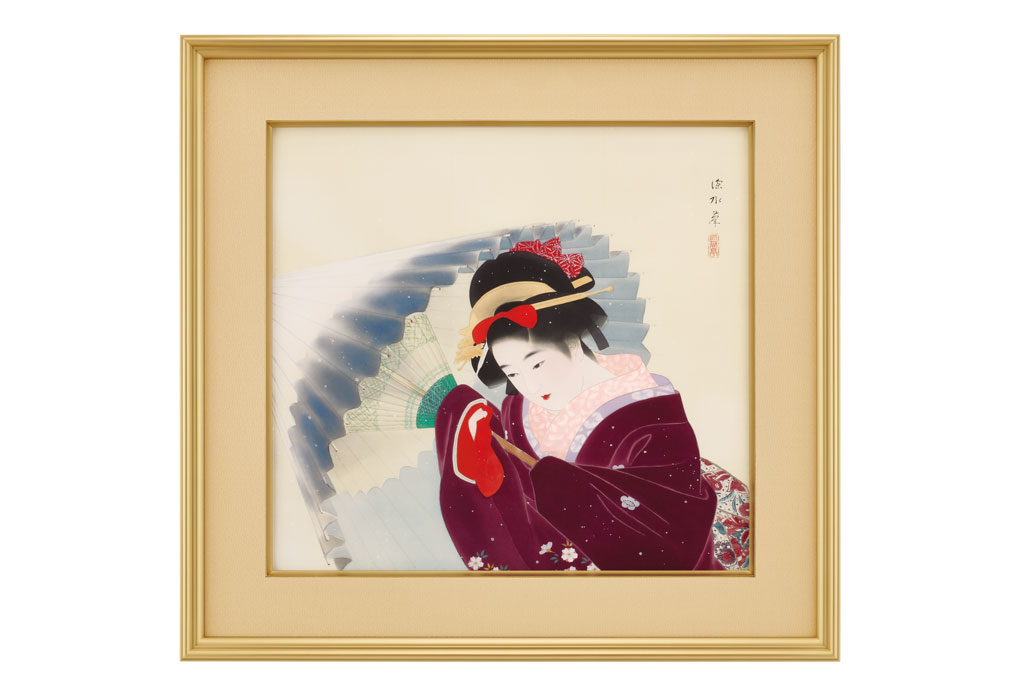 伊東深水『吹雪』 « 絵画・仏教美術など美術品の販売・通販 ART