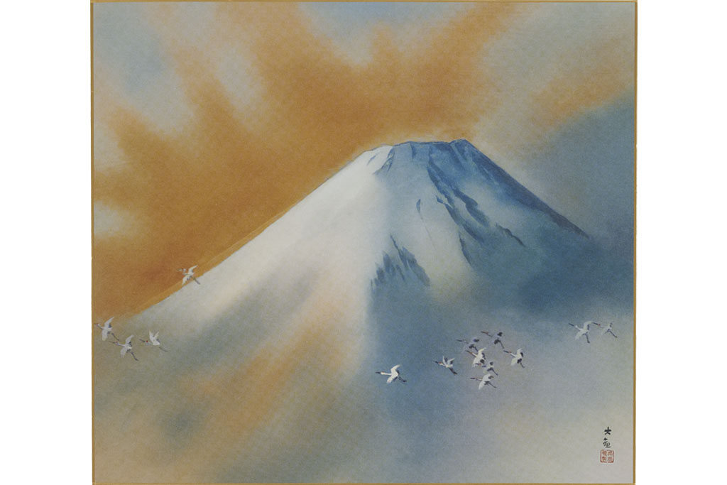 近代日本画の巨匠】横山大観『色紙八選』