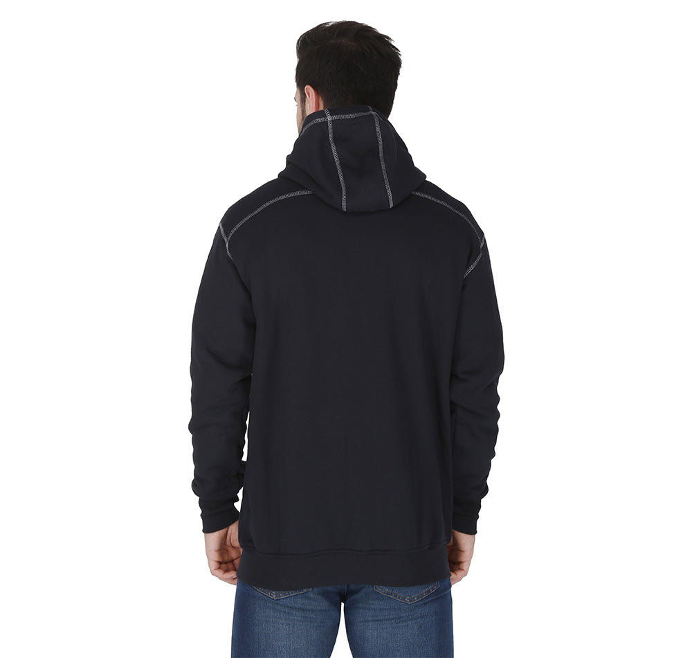 Forge Fr Men's Navy Hoodie With Zipper – FORGE FR