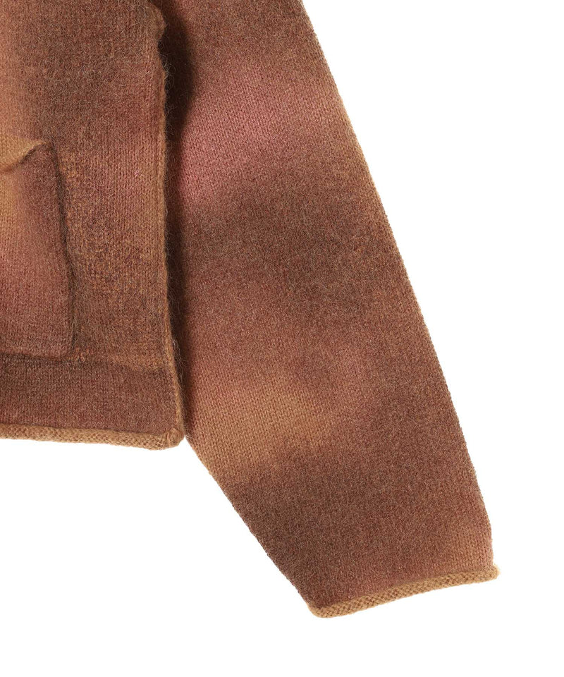 PERVERZE パーバーズ Spray Drawing Knit / Gray Spray Drawing Knit