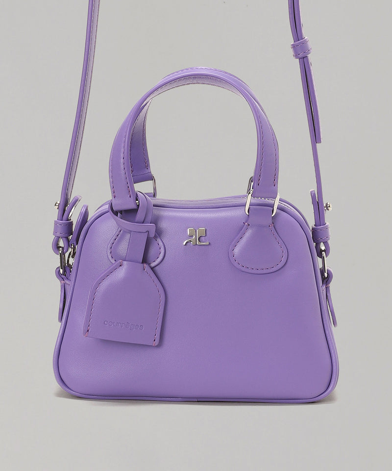Ac Stud Leather Mini Bowling Bag ｜クレージュ(courrèges)｜Forget
