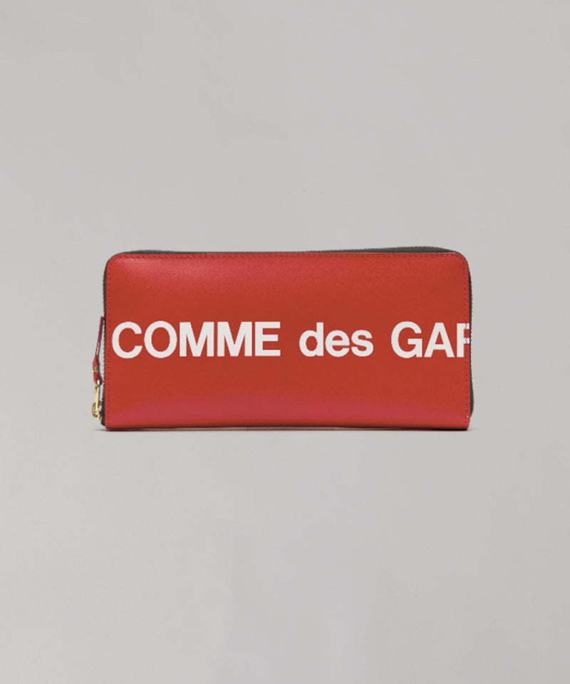 二つ折りzip長財布(Huge Logo)｜コムデギャルソンウォレット(Comme des