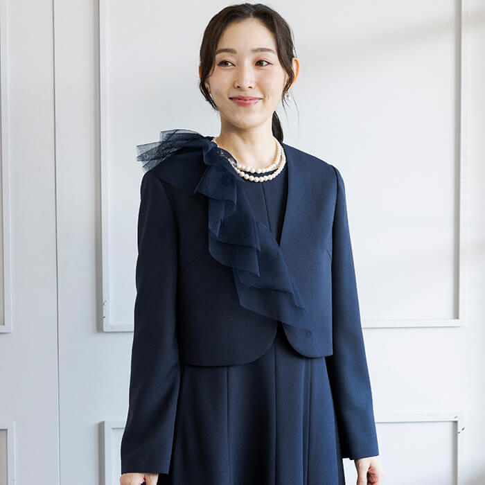 洗える｜ドレープが美しい長袖ブラウス 9号・ブラック｜東京ソワール