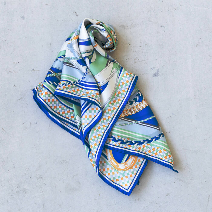 Ball＆Chain スカーフ リボン柄 デニム L 表参道店限定 完売 希少