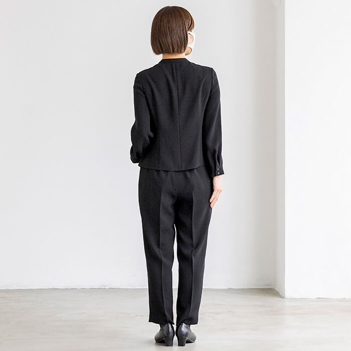 cahoさんコラボ｜小柄さん向けテーパードのパンツスーツ 9号