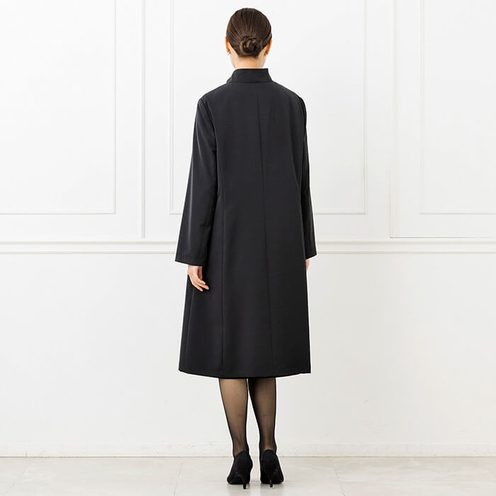 ライナーつき合繊素材のコート L・ブラック｜東京ソワールオンライン