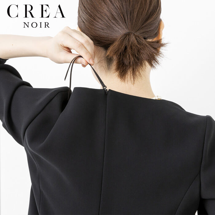 洗える｜ブラウス付きパンツスーツ 11号・ブラック｜東京ソワール