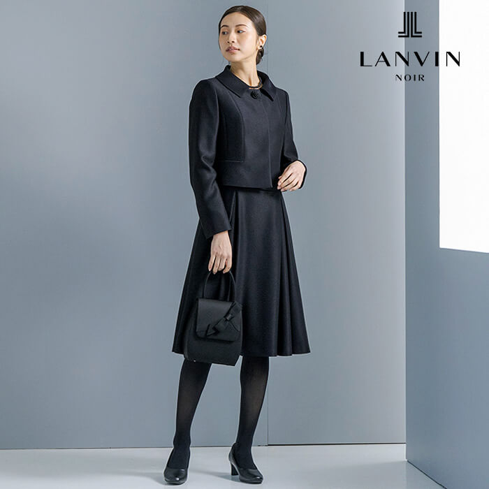 新聞掲載】ショールカラーアンサンブル 9号・ブラック｜東京ソワール