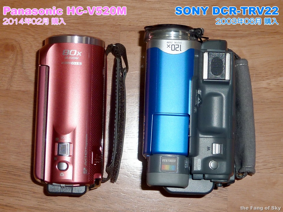 Panasonicのビデオカメラ HC-V520M を買いました